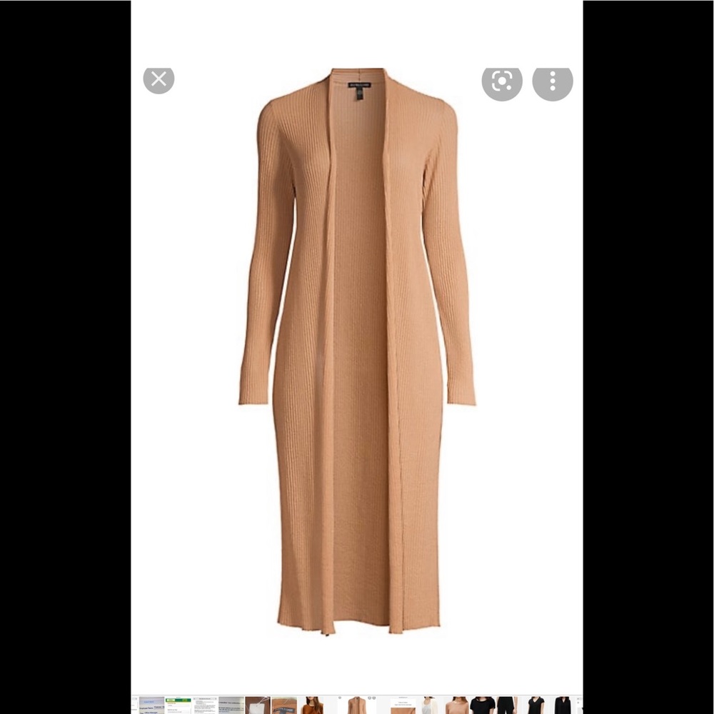 NWT Eileen Fisher long open cardigan Sz S minted edition